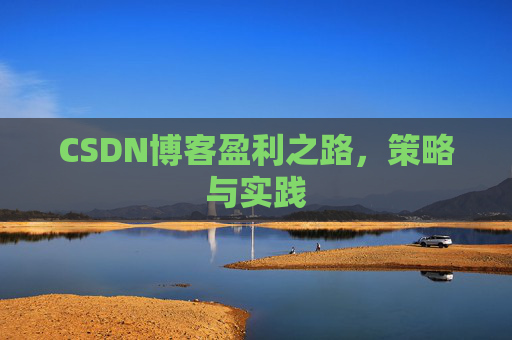 CSDN博客盈利之路,策略与实践